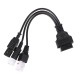OBD-II-adapter 3-pin/4-pin/6-pin for Yamaha og Honda motorsykkel MECHANIC CABLE 22