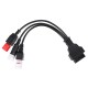 OBD-II-adapter 3-pin/4-pin/6-pin for Yamaha og Honda motorsykkel MECHANIC CABLE 23