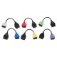 Komplett sett med OBD-II-adaptere FiatECUScan for personbiler MECHANIC CABLE SET 3, 6 stk