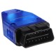 OBD-II-plugg med 16 pinner for montering av egen kabel MECHANIC CABLE 31, blå