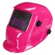 Automatisk mørkneende sveisehjelm WELDING MASK 4, rosa