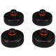 Sett med gummiputer for jekk JACK PAD SET 4T for Tesla, stift 24 mm, 4 stk