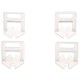 Sett med nivelleringsklips LEVEL SYSTEM T-HOLD 2 mm, 500 stk