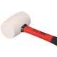 Gummihammer TPR HAMMER 220, hvit, 220 g, 285 mm