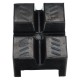 Gummipute for sammenleggbar bilstøtte MECHANIC CAR STAND, 83x62x40 mm