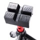 Gummipute for sammenleggbar bilstøtte MECHANIC CAR STAND, 83x62x40 mm