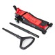 Robust rullbar hydraulisk jekk 3 t lavprofil med pedal SX JACK PEDAL 3T BLACK