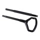 Robust rullbar hydraulisk jekk 3 t lavprofil med pedal SX JACK PEDAL 3T BLACK