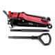Robust rullbar hydraulisk jekk 4 t lavprofil med pedal SX JACK PEDAL 4T BLACK