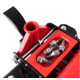 Robust rullbar hydraulisk jekk 4 t lavprofil med pedal SX JACK PEDAL 4T BLACK