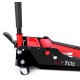 Robust rullbar hydraulisk jekk 4 t lavprofil med pedal SX JACK PEDAL 4T BLACK