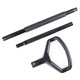 Robust rullbar hydraulisk jekk 4 t lavprofil med pedal SX JACK PEDAL 4T BLACK