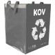 Sekk for kildesortering SORT EASY 4 METAL, 30x30x40cm, 4x36l, 4 stk