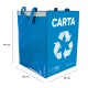 Poser for sortert avfall SORT EASY 3 BASIC IT, 30x30x40 cm, 3 x 36 l, 3 stk