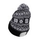 Lue med hodelykt 180 lm, oppladbar, USB, one-size, bomull/PE, vinter, svart