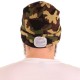 Lue med hodelykt 180 lm, oppladbar, USB, one size, bomull/PE, kamuflasje
