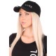 Caps med LED-lys B-CAP 25 lm, oppladbar, USB, universell størrelse, svart