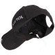 Caps med LED-lys B-CAP 25 lm, oppladbar, USB, universell størrelse, svart