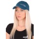 Caps med LED-lys B-CAP 25 lm, oppladbar, USB, universell størrelse, blå