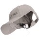 Caps med LED-lys B-CAP 25 lm, oppladbar, USB, universell størrelse, grå