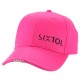 Caps med LED-lys B-CAP 25lm, oppladbar, USB, universell størrelse, rosa