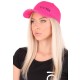 Caps med LED-lys B-CAP 25lm, oppladbar, USB, universell størrelse, rosa