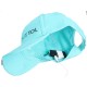 Caps med LED-lys B-CAP 25lm, oppladbar, USB, universell størrelse, turkis