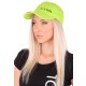 Caps med LED-lys B-CAP 25lm, oppladbar, USB, one size, fluorgrønn