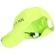Caps med LED-lys B-CAP 25lm, oppladbar, USB, one size, fluorgrønn