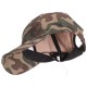 Caps med LED-lys B-CAP 25lm, oppladbar, USB, universell størrelse, kamuflasje