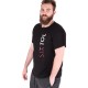 Herre T-SHIRT, svart, størrelse XL, 100% bomull