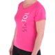 Dame T-SHIRT, rosa, størrelse S, 100% bomull
