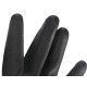 Arbeidshansker i polyester halvdyppet i polyuretan GLOVE PE-PU 10, svarte, størrelse 10