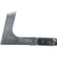 L-formet ugresskniv, lengde 315 mm, ergonomisk håndtak