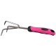 Håndkultivator GARDEN PINK ONE, rustfritt stål, 28 cm