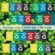 Pose for kildesortering SORT EASY METAL, 30x30x40 cm, 36 l