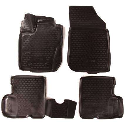 3D Gummimatter RENAULT Duster, 05/2015->, uten spak for fjernåpning av tanken