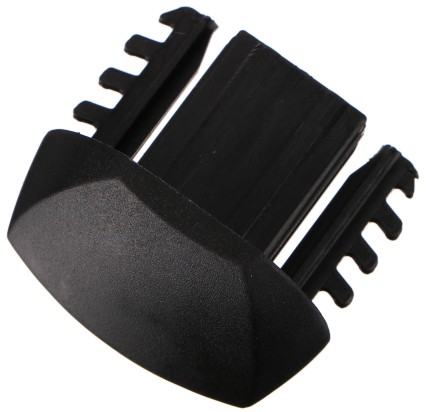 Plastende for tverrbjelke ROOF RACK IN / FIX, svart - reservedel