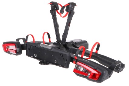 Sykkelstativ for tilhengerfeste E-BIKE 2 PRO - 2 elsykler, lastekapasitet 60 kg, sammenleggbart