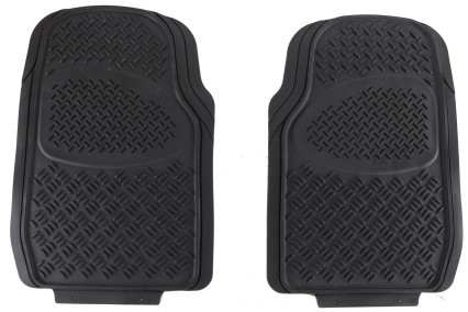 Universelle gummibilmatter CAR MAT UNI SET 1, foran, 2 stk