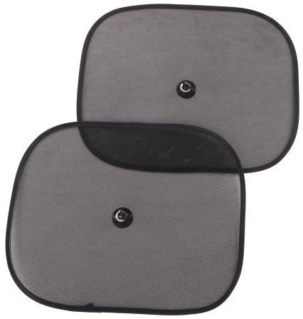 Solskjerm med sugekopp til sidevindu CAR SUNSHADE SET 7, 44 x 36 cm, 2 stk