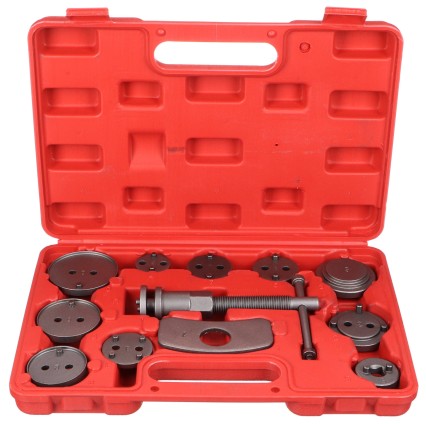 Verktøy for innpressing av bremsepistoner MECHANIC BRAKE SET 12, sett 12 stk
