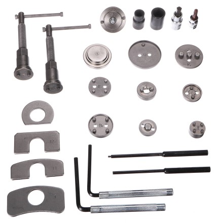 Verktøy for innpressing av bremsekaliperstempler MECHANIC BRAKE SET BLACK 50, sett 50 stk