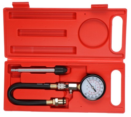 Sett for kompresjonstesting av bensinmotorer MECHANIC ENGINE TESTER 3, 0-20 bar, 3 stk