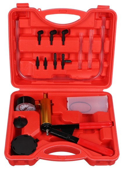 Sett for undertrykks-/vakuumtesting av bremsesystemer MECHANIC BRAKE TESTER 16