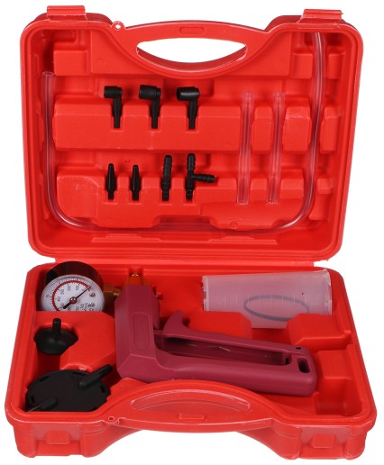 Sett for vakuum-/undertrykks-testing av bremsesystemer MECHANIC BRAKE TESTER 17