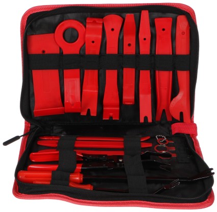 Multifunksjonelt sett for demontering av polstring og interiør MECHANIC TRIM SET 19, 19 deler