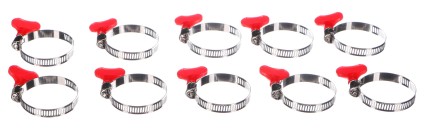 Slangeklemme med vingemutter MECHANIC CONNECT 32-44 mm, 10 stk