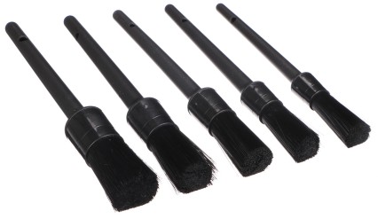 Sett med harde presisjonsbørster for bilrengjøring CAR DETAILING BRUSH 5 HARD, 5 stk