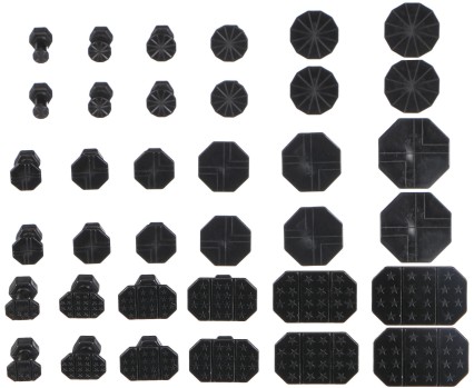 Sett med adaptere for reparasjon av bulker i karosseri CAR BODY REPAIR SET 40